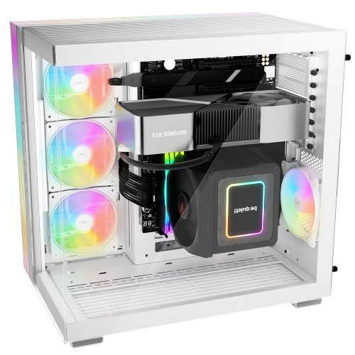 Корпус Be Quiet! Light Base 600 DX Tempered Glass без БЖ (BGW66) White купити з перевіркою сумісності: огляд, характеристики, ціна у Києві, Львові, Вінниці, Хмельницькому, Івано-Франківську, Україні | інтернет-магазин TELEMART.UA фото