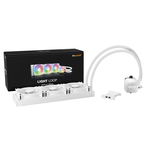 Купить Готовая СВО Be Quiet! Light Loop 360mm (BW023) White с проверкой совместимости: обзор, характеристики, цена в Киеве, Днепре, Одессе, Харькове, Украине | интернет-магазин TELEMART.UA фото