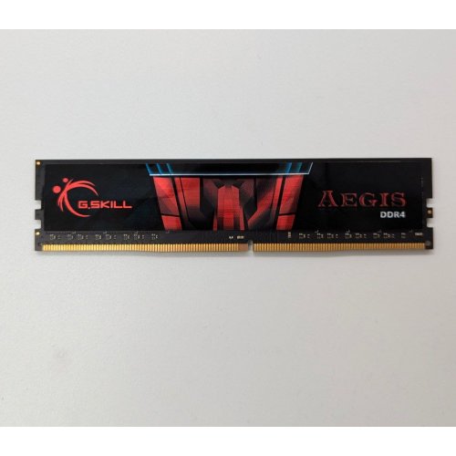 Купить Озу G.Skill DDR4 8GB 3000Mhz Aegis (F4-3000C16S-8GISB) (Восстановлено продавцом, 678145) с проверкой совместимости: обзор, характеристики, цена в Киеве, Днепре, Одессе, Харькове, Украине | интернет-магазин TELEMART.UA фото