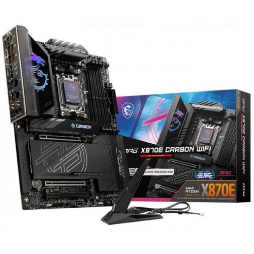 Photo Motherboard MSI MPG X870E CARBON WIFI (sAM5, AMD X870E)