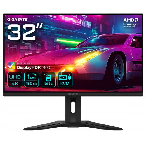 Монітор Gigabyte 31.5" M32UP Black купити в Україні: Київ, Львів, Хмельницький, Тернопіль | Низька ціна, відгуки, характеристики від TELEMART фото 1 Монітор Gigabyte 31.5" M32UP Black купити в Україні: Київ, Львів, Хмельницький, Тернопіль | Низька ціна, відгуки, характеристики від TELEMART фото