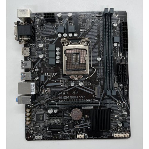 Материнська плата Gigabyte H410M S2H V2 (s1200, Intel H410) (Відновлено продавцем, 678810) купити з перевіркою сумісності: огляд, характеристики, ціна у Києві, Львові, Вінниці, Хмельницькому, Івано-Франківську, Україні | інтернет-магазин TELEMART.UA фото