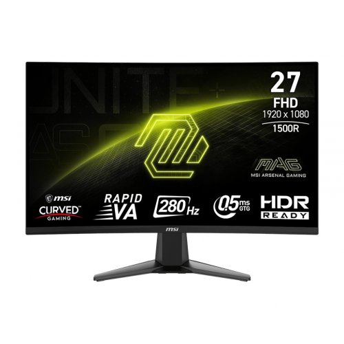 Купить Монитор MSI 27" MAG 276CXF Black - цена в Харькове, Киеве, Днепре, Одессе
в интернет-магазине Telemart фото