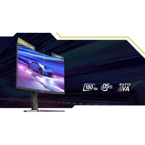 Купить Монитор MSI 27" MAG 275CQRF QD E2 Black - цена в Харькове, Киеве, Днепре, Одессе
в интернет-магазине Telemart фото