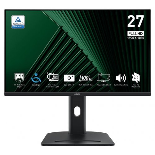 Купити Монітор MSI 27" PRO MP275PG Black - ціна в Києві, Львові, Вінниці, Хмельницькому, Франківську, Україні | інтернет-магазин TELEMART.UA фото