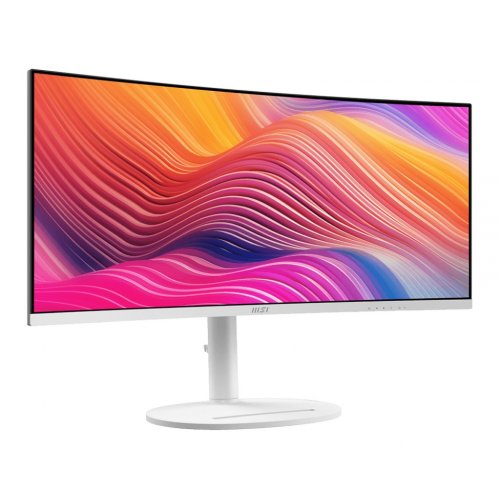 Купить Монитор MSI 34" Modern MD342CQP White - цена в Харькове, Киеве, Днепре, Одессе
в интернет-магазине Telemart фото