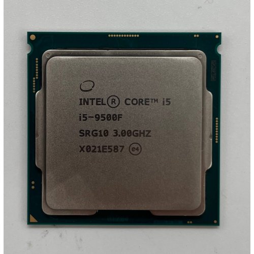 Процесор Intel Core i5-9500F 3.0(4.4)GHz 9MB s1151 Tray (CM8068403875414) (Відновлено продавцем, 678819) купити з перевіркою сумісності: огляд, характеристики, ціна у Києві, Львові, Вінниці, Хмельницькому, Івано-Франківську, Україні | інтернет-магазин TELEMART.UA фото