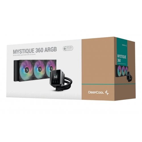 Купить Готовая СВО Deepcool MYSTIQUE 360 ARGB (R-LX750-BKADSNC-G-1) Black с проверкой совместимости: обзор, характеристики, цена в Киеве, Днепре, Одессе, Харькове, Украине | интернет-магазин TELEMART.UA фото