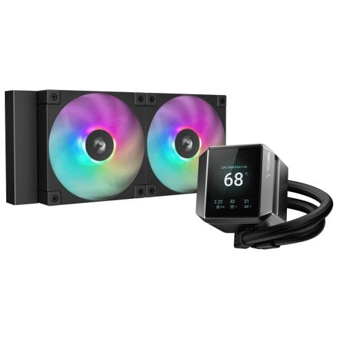 Купить Готовая СВО Deepcool MYSTIQUE 240 ARGB (R-LX550-BKADSNC-G-1) Black с проверкой совместимости: обзор, характеристики, цена в Киеве, Днепре, Одессе, Харькове, Украине | интернет-магазин TELEMART.UA фото