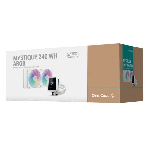 Купить Готовая СВО Deepcool MYSTIQUE 240 ARGB (R-LX240-WHDSNMCP-G-1) White с проверкой совместимости: обзор, характеристики, цена в Киеве, Днепре, Одессе, Харькове, Украине | интернет-магазин TELEMART.UA фото