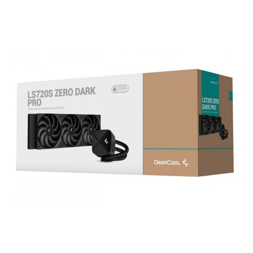 Купить Готовая СВО Deepcool LS720S Zero Dark Pro (R-LS720-BKLMNP-NE-1) с проверкой совместимости: обзор, характеристики, цена в Киеве, Днепре, Одессе, Харькове, Украине | интернет-магазин TELEMART.UA фото