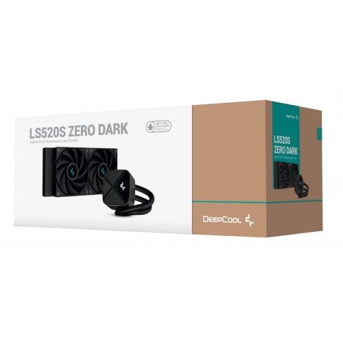 Готова СВО Deepcool LS520S Zero Dark (R-LS520-BKNNMM-G-1) купити з перевіркою сумісності: огляд, характеристики, ціна у Києві, Львові, Вінниці, Хмельницькому, Івано-Франківську, Україні | інтернет-магазин TELEMART.UA фото