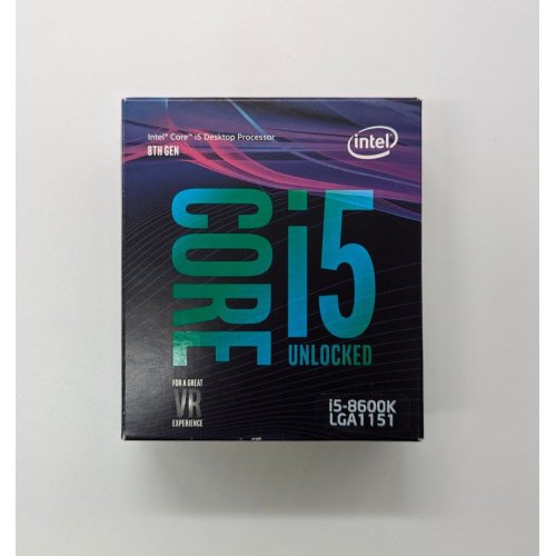 Купить Процессор Intel Core i5-8600K 3.6(4.3)GHz 9MB s1151 Box (BX80684I58600K) (Восстановлено продавцом, 678840) с проверкой совместимости: обзор, характеристики, цена в Киеве, Днепре, Одессе, Харькове, Украине | интернет-магазин TELEMART.UA фото