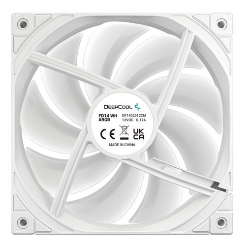 Купить Набор кулеров для корпуса Deepcool FD14 ARGB 3 in 1 (R-FD14-WHAPN3-G) White с проверкой совместимости: обзор, характеристики, цена в Киеве, Днепре, Одессе, Харькове, Украине | интернет-магазин TELEMART.UA фото