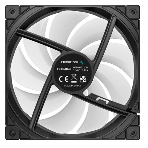 Купить Кулер для корпуса Deepcool FD14 ARGB (R-FD14-BKAPN1-G) Black с проверкой совместимости: обзор, характеристики, цена в Киеве, Днепре, Одессе, Харькове, Украине | интернет-магазин TELEMART.UA фото