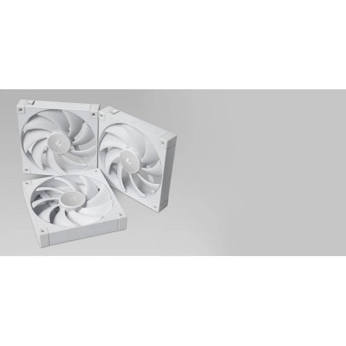 Купить Набор кулеров для корпуса Deepcool FD14 3 in 1 (R-FD14-WHNPN3-G) White с проверкой совместимости: обзор, характеристики, цена в Киеве, Днепре, Одессе, Харькове, Украине | интернет-магазин TELEMART.UA фото