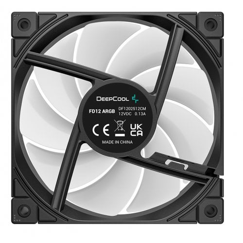 Купить Кулер для корпуса Deepcool FD12 ARGB 3 in 1 (R-FD12-BKAPN3-G) Black с проверкой совместимости: обзор, характеристики, цена в Киеве, Днепре, Одессе, Харькове, Украине | интернет-магазин TELEMART.UA фото