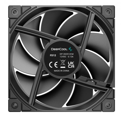 Купить Кулер для корпуса Deepcool FD12 3 in 1 (R-FD12-BKNPN3-G) Black с проверкой совместимости: обзор, характеристики, цена в Киеве, Днепре, Одессе, Харькове, Украине | интернет-магазин TELEMART.UA фото