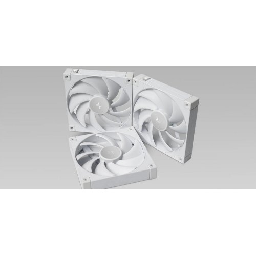 Кулер для корпуса Deepcool FD12 3 in 1 (R-FD12-WHNPN3-G) White купити з перевіркою сумісності: огляд, характеристики, ціна у Києві, Львові, Вінниці, Хмельницькому, Івано-Франківську, Україні | інтернет-магазин TELEMART.UA фото