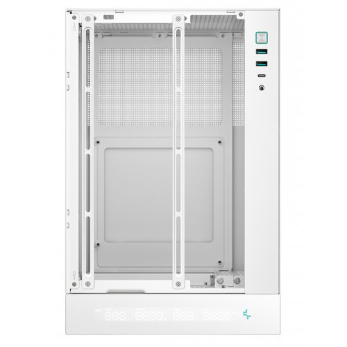 Купить Корпус Deepcool CH170 Digital Tempered Glass без БП (R-CH170-WHNPI0D-G-1) White с проверкой совместимости: обзор, характеристики, цена в Киеве, Днепре, Одессе, Харькове, Украине | интернет-магазин TELEMART.UA фото