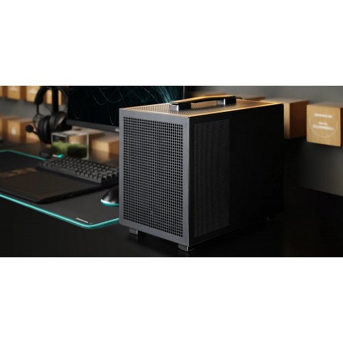 Корпус Deepcool CH160 Mesh без БЖ (R-CH160-BKNMI0-G-1) Black купити з перевіркою сумісності: огляд, характеристики, ціна у Києві, Львові, Вінниці, Хмельницькому, Івано-Франківську, Україні | інтернет-магазин TELEMART.UA фото