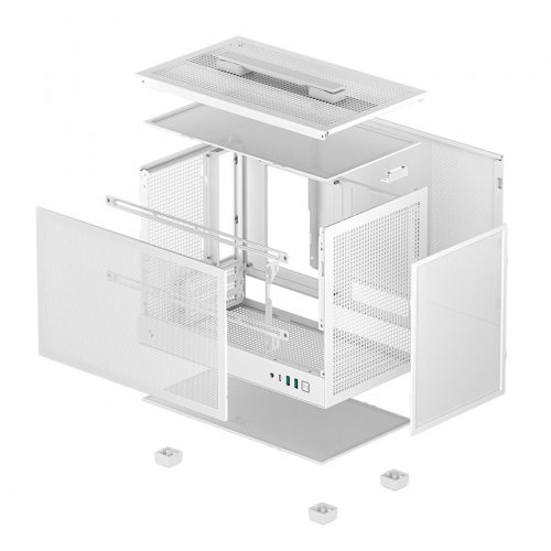 Купить Корпус Deepcool CH160 Mesh без БП (R-CH160-WHNMI0-G-1) White с проверкой совместимости: обзор, характеристики, цена в Киеве, Днепре, Одессе, Харькове, Украине | интернет-магазин TELEMART.UA фото