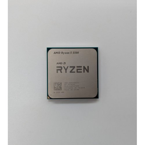 Процесор AMD Ryzen 5 5500 3.6(4.2)GHz 16MB sAM4 Tray (100-000000457) (Відновлено продавцем, 678909) купити з перевіркою сумісності: огляд, характеристики, ціна у Києві, Львові, Вінниці, Хмельницькому, Івано-Франківську, Україні | інтернет-магазин TELEMART.UA фото