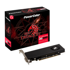 Видеокарта PowerColor Radeon RX 550 Red Dragon Low Profile 4096MB (AXRX 550 4GBD5-HLE) (Восстановлено продавцом, 678919)