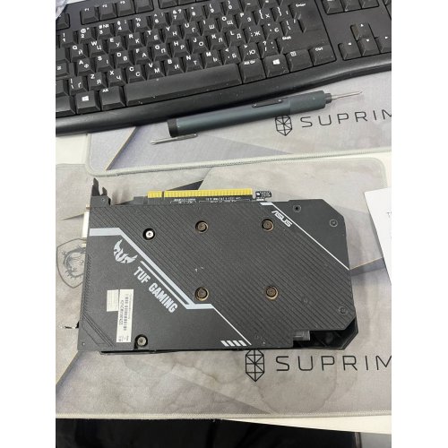 Відеокарта Asus TUF RTX 2060 OC 6144MB (TUF-RTX2060-O6G-GAMING) (Відновлено продавцем, 678931) купити з перевіркою сумісності: огляд, характеристики, ціна у Києві, Львові, Вінниці, Хмельницькому, Івано-Франківську, Україні | інтернет-магазин TELEMART.UA фото