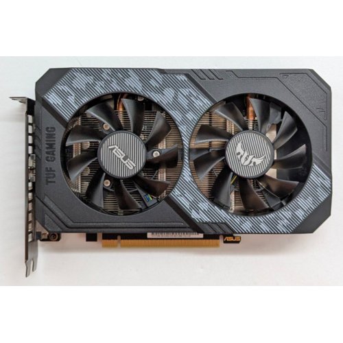 Відеокарта Asus TUF RTX 2060 OC 6144MB (TUF-RTX2060-O6G-GAMING) (Відновлено продавцем, 678931) купити з перевіркою сумісності: огляд, характеристики, ціна у Києві, Львові, Вінниці, Хмельницькому, Івано-Франківську, Україні | інтернет-магазин TELEMART.UA фото