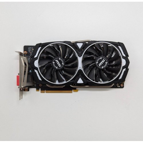 Відеокарта MSI GeForce GTX 1060 Armor OC V1 6144MB (GTX 1060 ARMOR 6G OCV1) (Відновлено продавцем, 678956) купити з перевіркою сумісності: огляд, характеристики, ціна у Києві, Львові, Вінниці, Хмельницькому, Івано-Франківську, Україні | інтернет-магазин TELEMART.UA фото