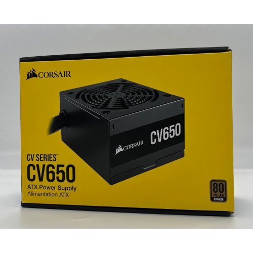 Купить Блок питания Corsair CV650 650W (CP-9020236-EU) (Восстановлено продавцом, 678961) с проверкой совместимости: обзор, характеристики, цена в Киеве, Днепре, Одессе, Харькове, Украине | интернет-магазин TELEMART.UA фото