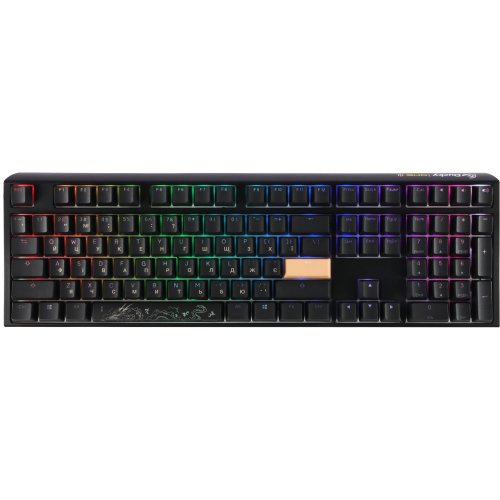 Купити Клавіатура Ducky One 3 RGB Cherry MX Blue (DKON2108ST-CUAPXCLAWSC1) Black - ціна в Києві, Львові, Вінниці, Хмельницькому, Франківську, Україні | інтернет-магазин TELEMART.UA фото