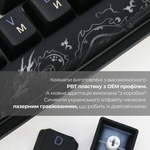 Купить Клавиатура Ducky One 3 RGB Cherry MX Blue (DKON2108ST-CUAPXCLAWSC1) Black - цена в Харькове, Киеве, Днепре, Одессе
в интернет-магазине Telemart фото