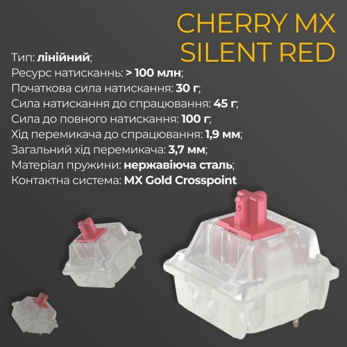 Купити Клавіатура Ducky One 3 TKL RGB Cherry MX Silent Red (DKON2187ST-SUAPXCLAWSC1) Black - ціна в Києві, Львові, Вінниці, Хмельницькому, Франківську, Україні | інтернет-магазин TELEMART.UA фото