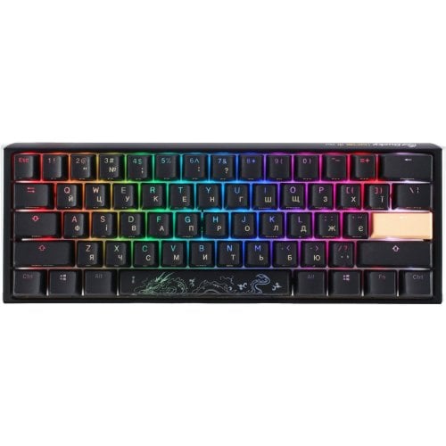 Купити Клавіатура Ducky One 3 Mini RGB Cherry MX Brown (DKON2161ST-BUAPXCLAWSC1) Black - ціна в Києві, Львові, Вінниці, Хмельницькому, Франківську, Україні | інтернет-магазин TELEMART.UA фото