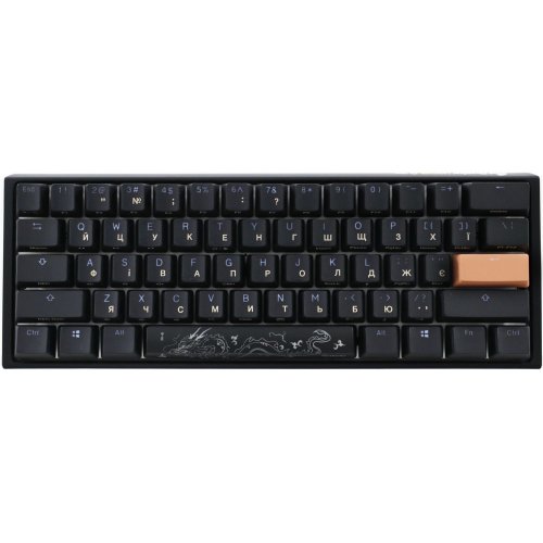 Купити Клавіатура Ducky One 3 Mini RGB Cherry MX Silent Red (DKON2161ST-SUAPXCLAWSC1) Black - ціна в Києві, Львові, Вінниці, Хмельницькому, Франківську, Україні | інтернет-магазин TELEMART.UA фото