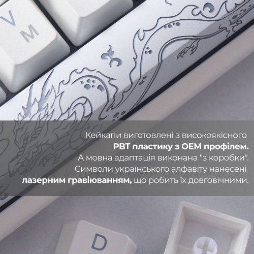 Купити Клавіатура Ducky One 3 RGB Cherry MX Brown (DKON2108ST-BUAPXPWWWSC1) White - ціна в Києві, Львові, Вінниці, Хмельницькому, Франківську, Україні | інтернет-магазин TELEMART.UA фото