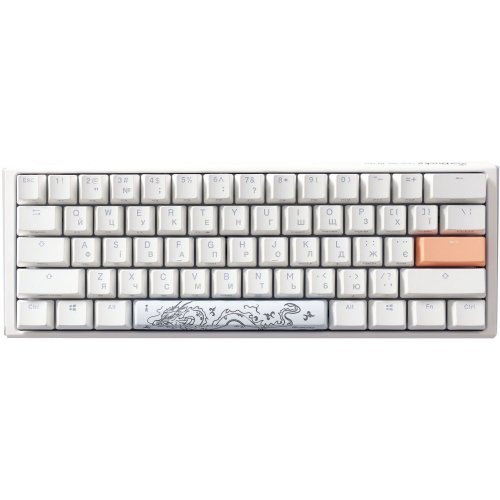 Купити Клавіатура Ducky One 3 Mini RGB Cherry MX Brown (DKON2161ST-BUAPXPWWWSC1) White - ціна в Києві, Львові, Вінниці, Хмельницькому, Франківську, Україні | інтернет-магазин TELEMART.UA фото