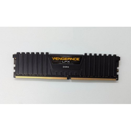 Озп Corsair DDR4 8GB 3000Mhz Vengeance LPX (CMK8GX4M1D3000C16) Black (Відновлено продавцем, 679022) купити з перевіркою сумісності: огляд, характеристики, ціна у Києві, Львові, Вінниці, Хмельницькому, Івано-Франківську, Україні | інтернет-магазин TELEMART.UA фото