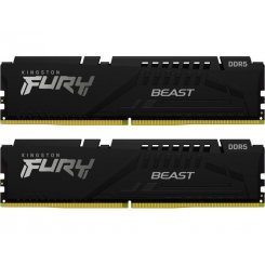 Уценка озу Kingston DDR5 32GB (2x16GB) 6000Mhz FURY Beast (KF560C36BBEK2-32) (Следы установки, 679046)