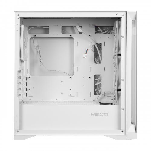 Корпус HEXO Gaming DUO без БП White купить в Украине: Киев, Днепр, Харьков, Одесса  | Проверка совместимости, низкая цена, отзывы, характеристики от TELEMART фото