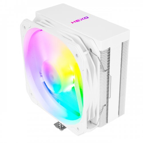 Кулер HEXO ARGB TC V1 White купити в Україні: Київ, Львів, Хмельницький, Тернопіль, Івано-Франківськ | Перевірка сумісності, низька ціна, відгуки, характеристики від TELEMART фото