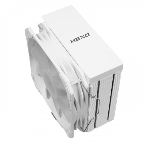 Кулер HEXO ARGB TC V1 White купити в Україні: Київ, Львів, Хмельницький, Тернопіль, Івано-Франківськ | Перевірка сумісності, низька ціна, відгуки, характеристики від TELEMART фото