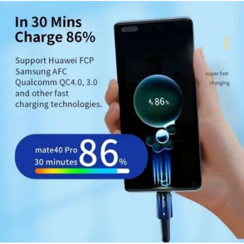 Кабель Essager KASS Magnetic USB Type-C to USB Type-C 100W 2m (EXCCXTT1-KSA0H) Gray купити в Україні: Київ, Львів, Хмельницький, Тернопіль, Івано-Франківськ | Низька ціна, відгуки, характеристики від TELEMART фото