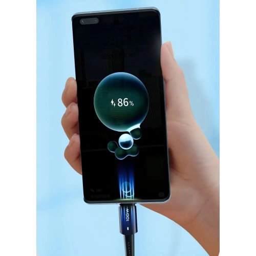 Кабель Essager KASS Magnetic USB Type-C to USB Type-C 100W 2m (EXCCXTT1-KSA0H) Gray купити в Україні: Київ, Львів, Хмельницький, Тернопіль, Івано-Франківськ | Низька ціна, відгуки, характеристики від TELEMART фото
