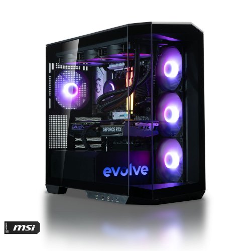 Купить Игровой ПК EVOLVE PoweredBy MSI 5H+ (EVGP-5HR7500FN407S-D532S1TBK) Black - цена в Харькове, Киеве, Днепре, Одессе
в интернет-магазине Telemart фото