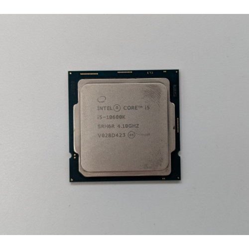 Купить Процессор Intel Core i5-10600K 4.1(4.8)GHz s1200 Box (BX8070110600K) (Восстановлено продавцом, 679089) с проверкой совместимости: обзор, характеристики, цена в Киеве, Днепре, Одессе, Харькове, Украине | интернет-магазин TELEMART.UA фото