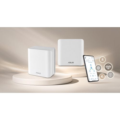 Купить Wi-Fi роутер Asus ZenWiFi BD4 (3-pack) White - цена в Харькове, Киеве, Днепре, Одессе
в интернет-магазине Telemart фото