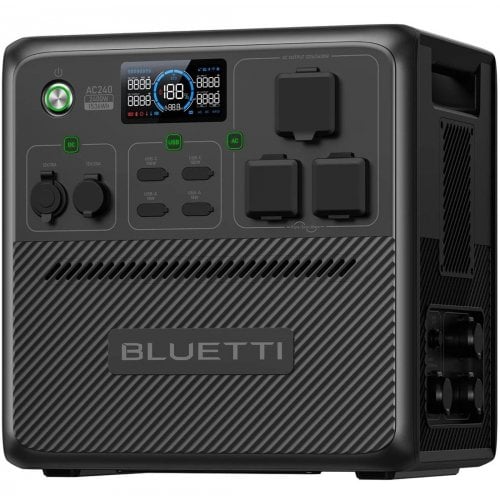 Купити Зарядна станціяЗарядна станція BLUETTI AC240 Portable Power Station 2400W 1536Wh - ціна в Києві, Львові, Вінниці, Хмельницькому, Франківську, Україні | інтернет-магазин TELEMART.UA фото